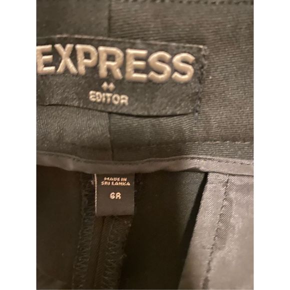 Express Black Pants Sz 6R - Picture 2 of 6